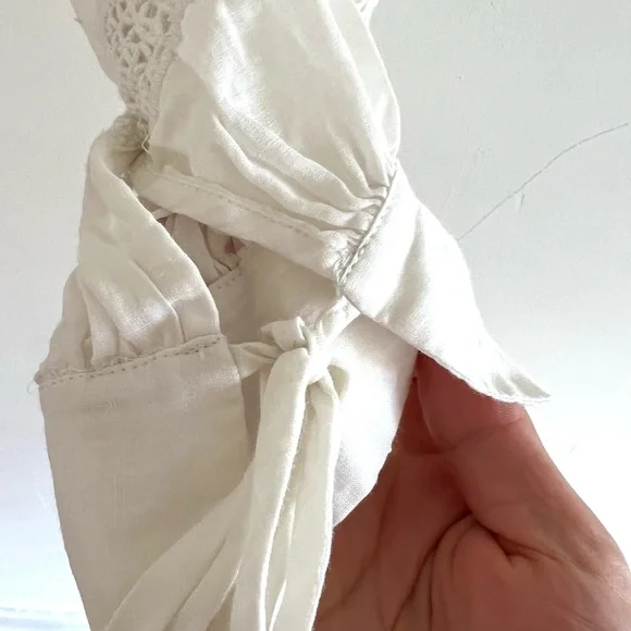 Aritzia Wilfred white linen blouse XS - Picture 6 of 6